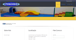 Desktop Screenshot of clinicafonomed.com.br