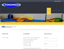 Tablet Screenshot of clinicafonomed.com.br
